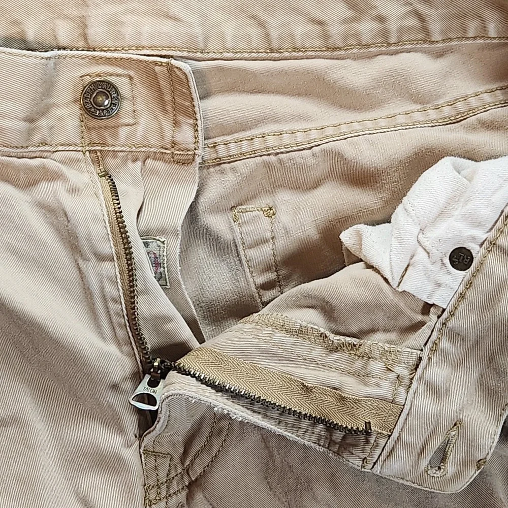 Polo Ralph Lauren Jeans Mens 32x30 Beige Khaki Hampton Straight Denim